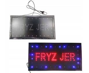 TABLICA INFORMACYJNA NAPIS "FRYZJER" 48X25CM