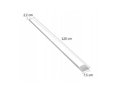 LAMPA LED 120cm NATYNKOWA OPRAWA ŚWIETLÓWKA 5 SZT