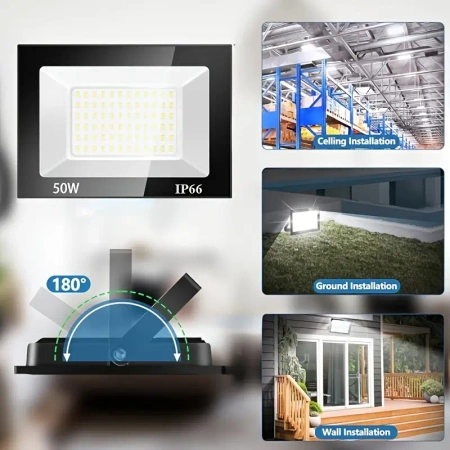 NAŚWIETLACZ LED 50W HALOGEN LAMPA