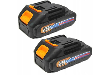 AKUMULATOROWY SEKATOR DO GAŁĘZI 21V 2xAKU MOCNY