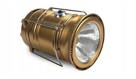 LATARKA KEMPINGOWA LAMPKA SOLARNA 230V POWERBANK