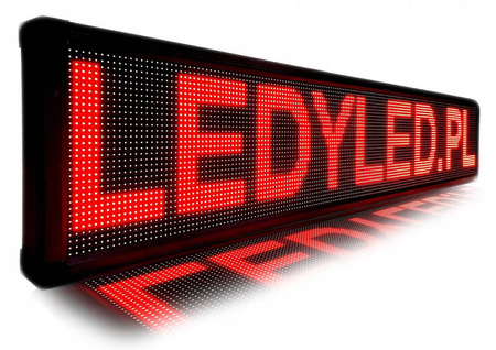 Reklama LED Tablica 168 x 40 cm wyświetlacz ekran