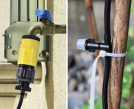 KURTYNA WODNA ZESTAW DO NAWADNIANIA MGIEŁKA 10m