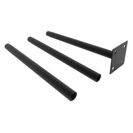 Słup metalowy ze stojakiem na lampę solarną 3 m