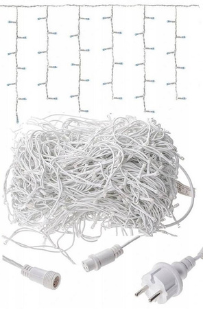 LAMPKI SOPLE 500LED - BARWA CIEPŁA Z FLASHEM