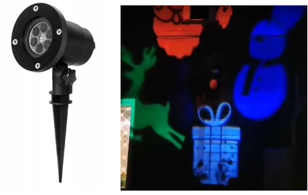 Projektor świąteczny rzutnik zewnętrzny