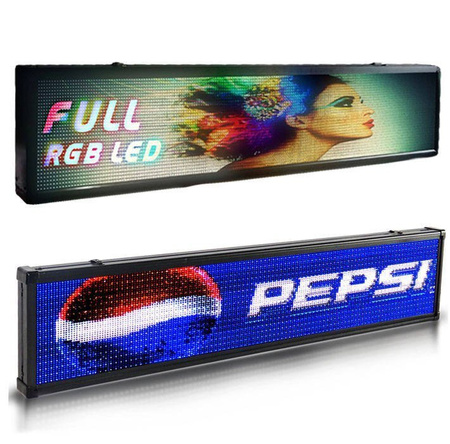 REKLAMA TABLICA LED 200 x 40 cm wyświetlacz ekran