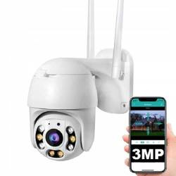 KAMERA BEZPRZEWODOWA ZEWNĘTRZNA OBROTOWA WIFI 3MPX