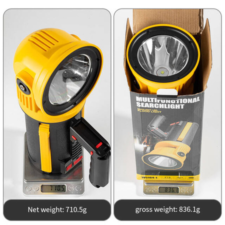 Latarka kempingowa z ruchomą głowicą