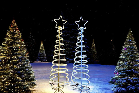 DEKORACYJNA CHOINKA ŚWIĄTECZNA LED 180 CM BARWA BIAŁA CIEPŁA LUB BIAŁA ZIMNA