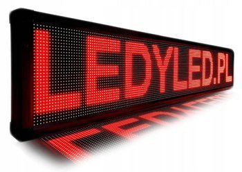 REKLAMA TABLICA LED 300 x 56 cm wyświetlacz ekran