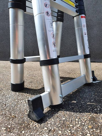 4,4 m DRABINA PODWÓJNA TELESKOPOWA PRZEGUBOWA