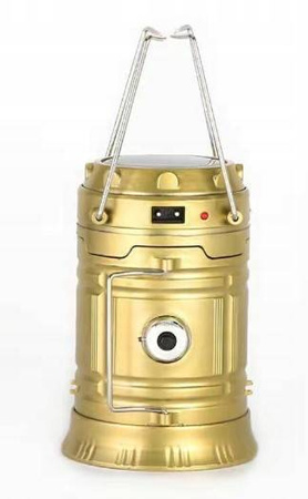 LATARKA KEMPINGOWA LAMPKA SOLARNA 230V POWERBANK