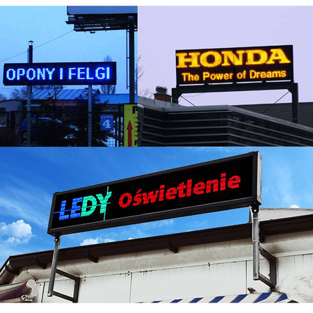 Reklama panel LED Wyświetlacz Tablica Ekran 100/20