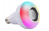 ŻARÓWKA KOLOROWA LED RGB BLUETOOTH GŁOŚNIK + PILOT