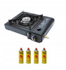 GAZ KARTUSZ 4 SZT DO KUCHENKI PALNIKA 400ML