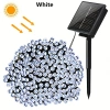 GIRLANDA LAMPKI SOLARNE OGRODOWE 100LED 10M ZIMNE