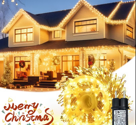 LAMPKI CHOINKOWE 5000 LED MICRO DRUCIK BIAŁE CIEPŁE