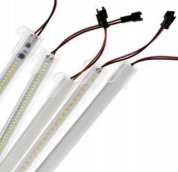 TAŚMA LED 1M 230V(ZESTAW 5 SZTUK) Z PROFILEM BEZ ZASILACZA