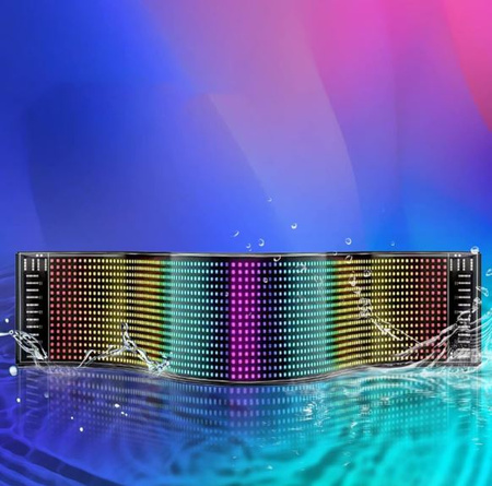 ELASTYCZNY PANEL LED RGB TAŚMA 20X64 STEROWANIE APLIKACJĄ