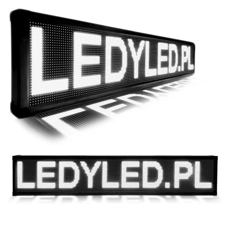 Reklama tablica LED 100 x 20 cm wyświetlacz ekran