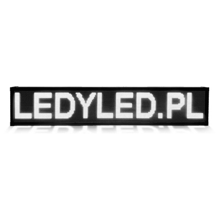 Reklama tablica LED 100 x 20 cm wyświetlacz ekran - dwustronna