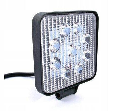 NAŚWIETLACZ LAMPA ROBOCZA 9 LED SZPERACZ 27W