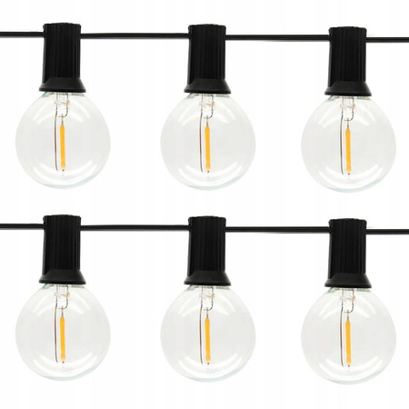 GIRLANDY LAMPKI OGRODOWE 5,3 M Zewnętrzne 10żarówek