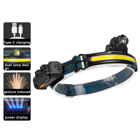 LAMPKA CZOŁOWA W679 COB HEADLAMP