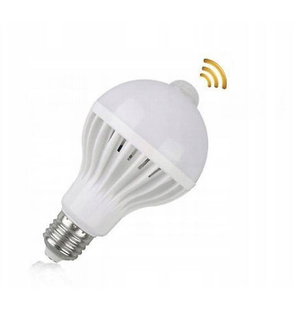 ŻARÓWKA 12W Z CZUJNIKIEM RUCHU I ZMIERZCHU E27