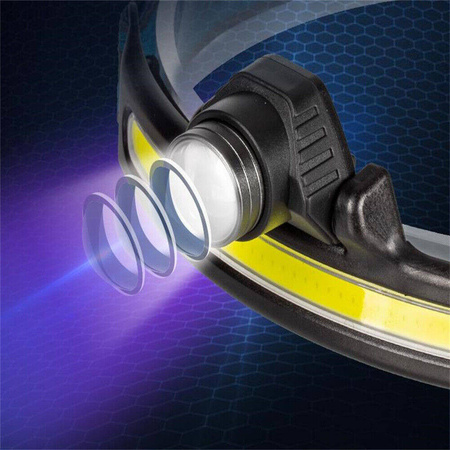 LAMPKA CZOŁOWA W679 COB HEADLAMP
