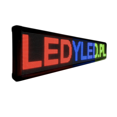 Reklama tablica LED 100 x 20 cm wyświetlacz ekran - dwustronna