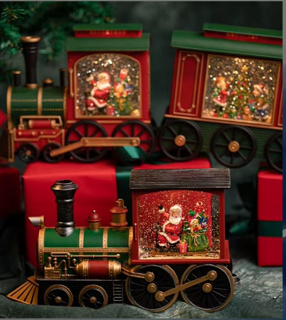 POCIĄG Z MIKOŁAJEM - OZDOBA ŚWIĄTECZNA
