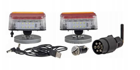 ZESTAW LAMP BEZPRZEWODOWYCH LED NA MAGNES