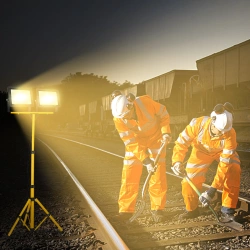 HALOGEN STATYW ROBOCZY 100W LED STOJAK KABEL