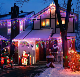 LAMPKI SOPLE 500 LED RGB Z FLASHEM