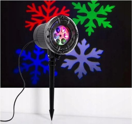 Projektor świąteczny rzutnik zewnętrzny