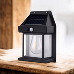 LAMPA SOLARNA KINKIET ŚCIENNY LED Z CZUJNIKIEM RUCHU ZMIERZCHU