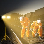 HALOGEN STATYW ROBOCZY 100W LED STOJAK KABEL