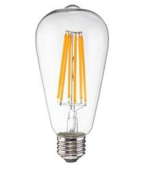 Żarówka LED E27 6W Filament Retro - Biały ciepły (2700K)