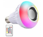 ŻARÓWKA KOLOROWA LED RGB BLUETOOTH GŁOŚNIK + PILOT