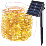 DRUCIK GIRLANDA SOLARNA LAMPKI NA DRUCIKU OGRODOWE 200 cm