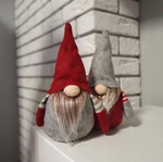 Skrzat Krasnal Gnom Stojący PARA SKRZATÓW Prezent na Święta